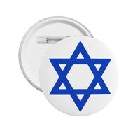 Épingle avec emblème national d'Israël, je me tiens avec l'épingle d'Israël, priez pour Israël, épingle forte d'Israël, épingle I Love Israël, bouton rond, épingle de médaille, fournitures de fête,