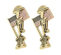 Épingle commémorative du soldat historique Accessoires armés en métal robuste pour hommes Bagde unique pour l ' affichage et l ' usure Broche commémorative armée classique dotée d ' un design robuste