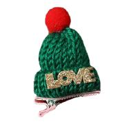 Épingle de Noël - Épingle à cheveux tissée avec bonnet de Père Noël compacte et jolie | Produits de beauté pour la maison, fête de Noël, réunion, rendez-vous, voyage, arbre de Noël
