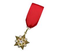 Épingle de récompense du ruban rouge du haut commandement de l'urss, breloque rétro, bijoux en alliage de 4 cm pour les amateurs d'histoire et les fêtes costumées, décorations historiques