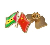 Épingle De Revers Avec Drapeau De La Chine, De Saint-Vincent-Et-Les Grenadines - Broche De Cravate Créative Avec Drapeau De Style Ethnique, Badge Patriotique Avec Papillon B
