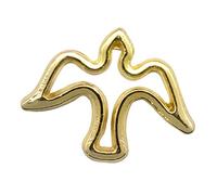 Épingle de revers en or représentant la colombe du Saint-Esprit | Design d'oiseau | Superbe cadeau chrétien pour la première communion et la confirmation | Accessoire spirituel pour vêtements, sacs et