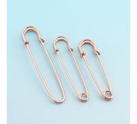 épingle de sûreté ， Lot de 20 épingles de sûreté en or rose de 64 mm/70 mm/100 mm, grandes épingles de sûreté en métal, for bricolage, for kilt, couverture, broche, for vêtement(L(100mm))