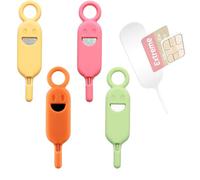 Epingle D'Ejection De Carte Sim, 4 Pièces Extracteur De Plateau Carte Sim Compatible Avec Toutes Les Séries D'Iphone, Samsung, Htc Et Tous Les Appareils Smartphone