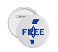 Épingle d'Israël Je me tiens avec Israël Broche Prier pour Israël Épingle forte d'Israël J'aime Israël Épingle ronde Bouton Badge Épingle Médaille Broche Fournitures de fête Épingles de décoration d