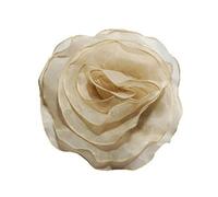 Épingle élégante en forme de fleur pour corsage - Épingle à épinglette en tissu délicat, Métal
