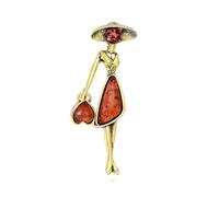 Épingle élégante et sophistiquée pour fille marchante - Accessoire de couleur vive portable pour enfants et adultes tendance - Tenue élégante - Accessoires de fête, One Size, Comme décrit
