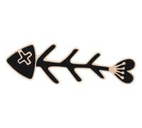 Épingle en émail chat : noir et blanc Mew Mew Badge pour vêtements, Klein, Métal non précieux