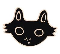Épingle en émail chat : noir et blanc Mew Mew Badge pour vêtements, Klein, Métal non précieux