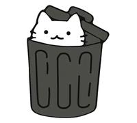 Épingle en émail chat : noir et blanc Mew Mew Badge pour vêtements, Klein, Métal non précieux