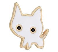 Épingle en émail chat : noir et blanc Mew Mew Badge pour vêtements, Klein, Métal non précieux