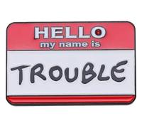 Épingle en émail personnalisée : Mon nom est ennuyeux - Badge drôle, Klein, Métal non précieux