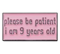 Épingle en émail personnalisée : Mon nom est ennuyeux - Badge drôle, Klein, Métal non précieux