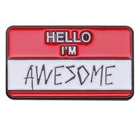 Épingle en émail personnalisée : Mon nom est ennuyeux - Badge drôle, Klein, Métal non précieux