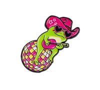 Épingle en forme de grenouille avec des bijoux Design élégant, accessoires de revers décoratifs, parfaits pour les fêtes et les cadeaux, bijoux tendance en forme de grenouille