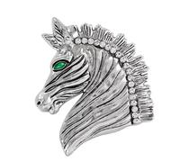 Épingle en métal robuste avec signe du zodiaque symbolique pour toute l'année - Style festif - Épingle décorative pour écharpe, One Size, Comme décrit