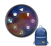 Épingle numérique avec écran de 4,7 cm pour visualiser des photos de football, broches électroniques intelligentes Anime, pour enfants, adolescents, adultes, fans, fêtes à thème, foires, maison