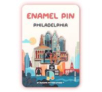 Épingle souvenir en émail - Philadelphie Édition Collector, durable et élégante pour sacs à dos, vestes, chapeaux et accessoires