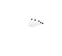 Epingle Tete Verre 30x0.60mm - 80pcs