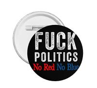 Épingles à bouton anti-politique, ils sucent tous les deux, pas de politique, épingles anti-zone franche, Defund, abolir les politiciens, badge rond pour vêtements, sac, chapeau, accessoires