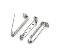 Épingles à broche, Base De Broches Broche En Métal, 50 Pièces, 20/25/30/38mm, Support Verrouillage Arrière for La Fabrication Bijoux, Bricolage(25mm)