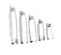 Épingles à broche en métal avec trous, Base de broches en métal, 40 pièces, 15-35mm, support arrière verrouillage for la fabrication bijoux, bricolage(Length 30mm)
