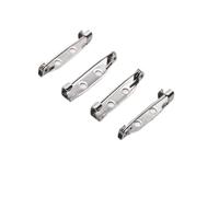 Épingles à broche en métal avec trous, Dos de broche en acier inoxydable, 15-45mm, bijoux à bricoler soi-même, Mak Find s(Simple style 32 mm)