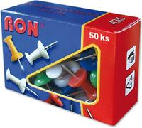 Épingles à cartes, 50pcs. RON, multicolore, paquet de 5, prix par 1 pc