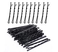 Epingles à Cheveux [60 Pcs], Épingle À Cheveux Pince Chignon, Pinces à Cheveux pour Femmes Filles, Barettes Cheveux Fille pour Salon de Coiffure (Noir)
