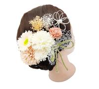 Épingles à cheveux à fleurs avec marguerite, accessoires pour femmes et filles, japonisme Floral pour couvre-chef Tsumami, bijoux de cheveux