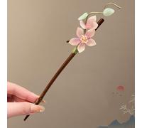Épingles à cheveux anciennes, glands de style chinois pour femmes, épingles à cheveux Step Shake, coiffes en bambou carbonisé, cheveux poêles, costumes anciens Hanfu, épingles à cheveux