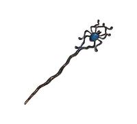 Épingles à cheveux araignées/larmes délicates - Pierre de lune brillante - Pour femme et fille - Accessoires de cheveux de mariage - Barrettes à cheveux serpent pour la vie quotidienne - Grandes