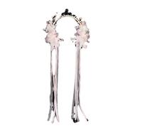 Épingles à cheveux chinoises, Bandeau for cheveux Hanfu, accessoires for cheveux de style ancien, accessoires à pompons, 1 unité (lot de 1), rose