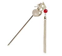 Épingles à cheveux chinoises en forme de dragon avec franges pour jupe de cheval