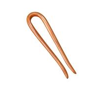 Épingles à cheveux chinoises en forme de U de 12 cm, double fourchette en bois, baguettes for banquet, robes de mariée, jupes(Mahogany)