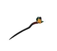 Épingles à cheveux chinoises, Jupe Qipao en épingle à cheveux en bois de santal noir et osmanthus de style chinois, accessoires for cheveux