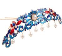 Épingles à cheveux chinoises vintage, épingles à cheveux décoratives chinoises vintage, épingles à cheveux Hanfu, épingles à cheveux style ancien Xiuhe, pompon, accessoires chinois for mariée