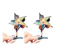 Épingles à cheveux colorées en forme de moulin à vent pour petites filles prenant des photos Pince à cheveux pour enfants Festival Barrettes à cheveux pour la vie quotidienne Grandes barrettes à