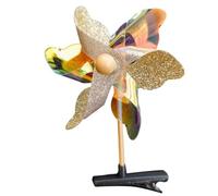 Épingles à cheveux colorées en forme de moulin à vent pour petites filles prenant des photos Pince à cheveux pour Noël Festival Moulin à vent Pince à cheveux pour enfants