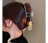 Épingles à cheveux de mariée, bâtons de cheveux Hanfu, épingle à cheveux de style ancien, lanterne de palais chinois, fourchettes rétro, fleur de lotus, pompon for femme G (couleur : P)(H)