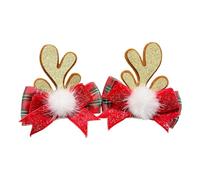 Épingles à cheveux de Noël | Cosplay Festif | Épingles à cheveux en bois de cerf | pour tradition famille fête célébration vacances festival amusant gaieté décoration