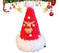 Épingles à cheveux de Noël, épingle à cheveux de Noël, décoration d'épingle à chapeau de Noël avec perles | pour cheveux au design léger pour les fêtes à thème, les réunions de famille,