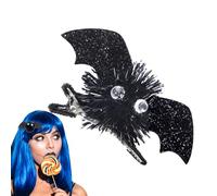 Épingles à cheveux d'Halloween - Bat Barrettes | Pinces à cheveux mignonnes en ailes de chauve-souris pour cosplay | Broche Halloween Dress-Up | Fête à thème, danse ou accessoires de photographie