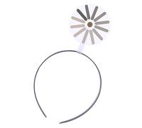 Épingles à cheveux drôles,Serre-tête d'icône de charge pour ordinateur,Épingle à cheveux avec le symbole de "chargement du cerveau",parfait pour le streaming en direct, les festivals de musique,les