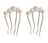 Épingles à cheveux élégantes en alliage avec découpes géométriques en forme de U pour chignon et coiffage - Accessoire de cheveux pour les tenues Qipao