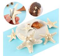 Épingles À Cheveux Élégantes En Forme D'étoile De Mer Pour Femmes Et Filles, 2 Pièces, Barrettes De Plage D'été, Accessoires Pour Cheveux