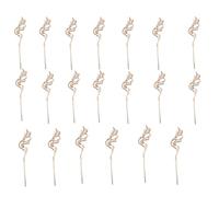 Épingles à cheveux en alliage ailes d'oiseaux pour costume Antique Coiffe Peignes à cheveux et bâtonnets Accessoires de cheveux vintage 20 pièces