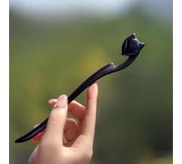 Épingles à cheveux en bois de santal noir pour femmes filles Bâtons à cheveux en forme de baguette Épingles à cheveux rétro Accessoires pour cheveux (couleur : 31, taille : bâtonnets à cheveux)