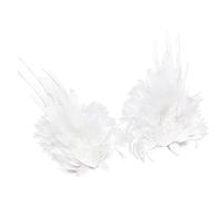 Épingles à cheveux en forme d'aile angélique brodée, accessoires pour filles, pince à cheveux en tissu, texture adaptée pour les mariages et les fêtes à thème
