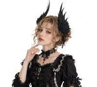 Épingles à cheveux en forme d'ailes d'ange - Accessoires Lolita | Une paire d'épingles à cheveux 3D en forme d'ailes d'ange adaptées pour les costumes Lolita Fantasy, cosplay